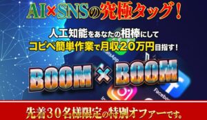 BOOM×BOOM(ブンブン)丨天野浩一(合同会社Renaissance)は、<font color="#ff1e00">怪しいビジネスなのか!?</font><b><span class="sc_marker">評判・口コミ・内容など実態を調べてみました。</span></b>